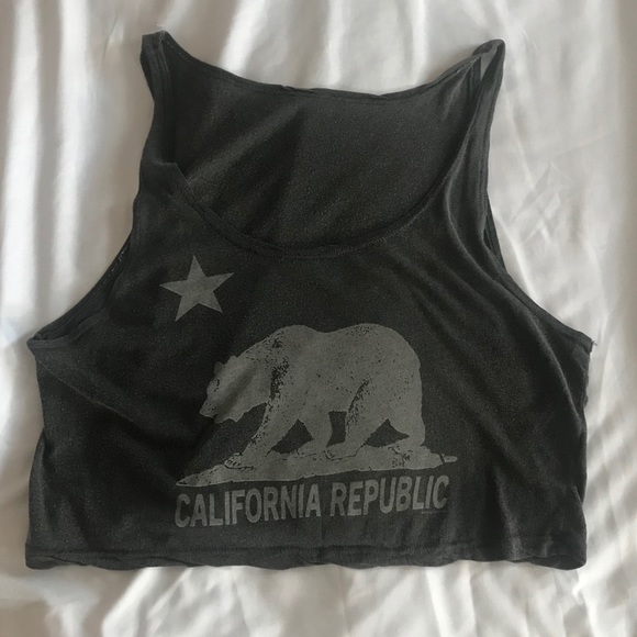 Brandy Melville California Republic Crop Tank Top - Picture 3 of 4